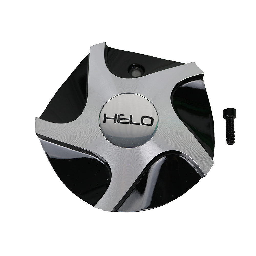 Helo HE902 Center Cap GLOSS Black MACHINED - HE902CAPA-GBM product image