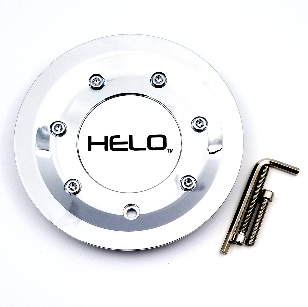Helo HE912 Center Cap BOLT-ON (Chrome/Gloss Black/Chrome) - ALL PCD - HE912CAP-CH product image