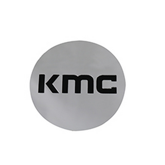 KMC KM704 Center Cap SNAP IN - Chrome Black LOGO - KM704CAPB-CH product image