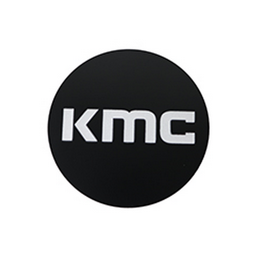 KMC KM704 Center Cap SNAP IN - S-Black WHITE LOGO - KM704CAPB-SB product image