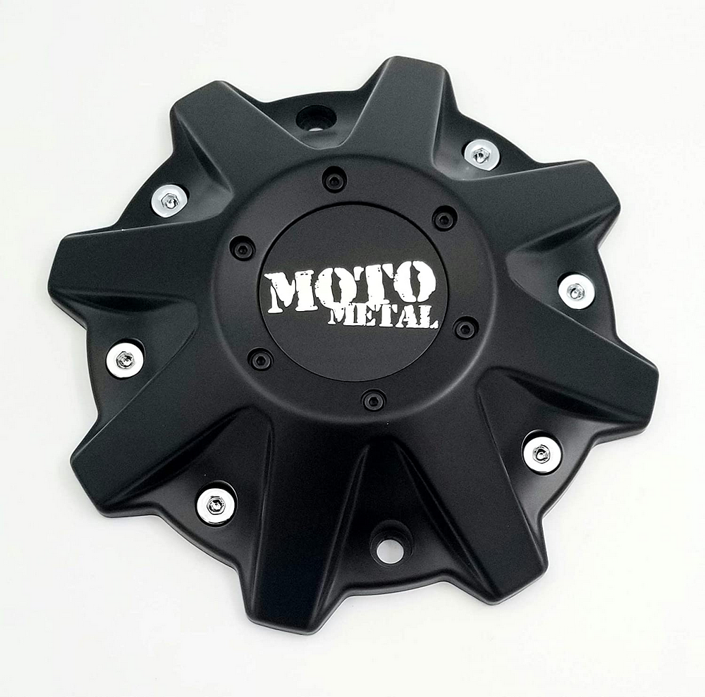 Moto Metal MO970 Center Cap SG-Black W/ OPTIONAL OPEN END - MO479L214SBO product image