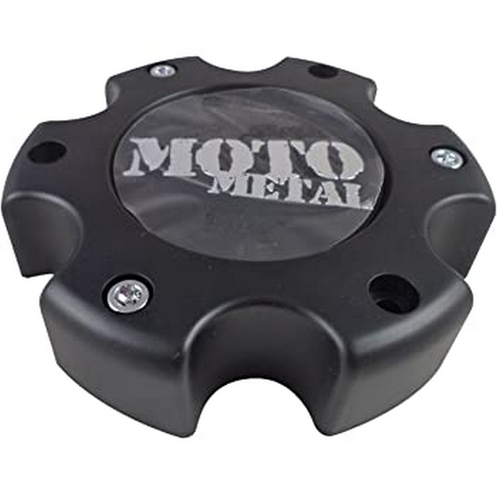Moto METAL Center Cap MATTE Black 6 LUG - MO909B6139YB product image