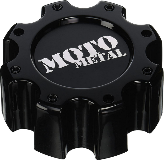 Moto METAL Center Cap 8 LUG - GLOSS Black - MO909B8165B product image