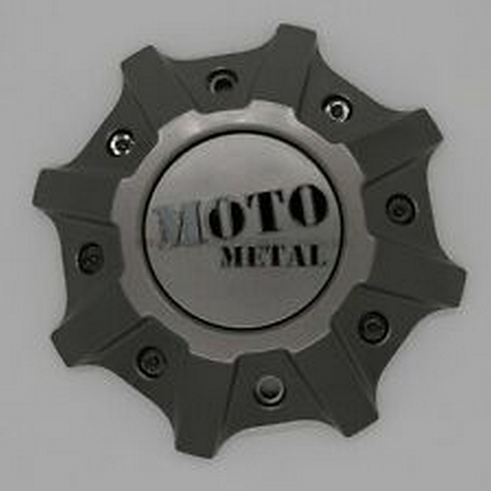 Moto Metal MO984 Center Cap ALL PCD NEGATIVE ET - M-Gray - MO984CAPAN-MG product image