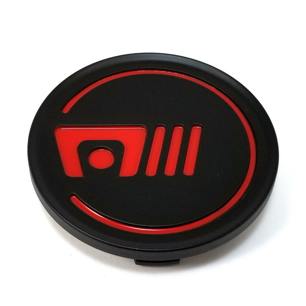 MOTEGI Center Cap ABS SNAP-IN 65.3MM -S-Black Red - MRCAP-S1R product image