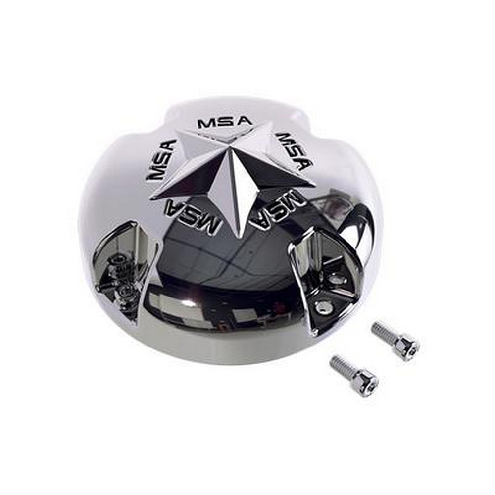 MSA Offroad Wheels MSA STAR Center Cap - BOLTON Chrome STAR - Chrome - MSA-CAP-C product image