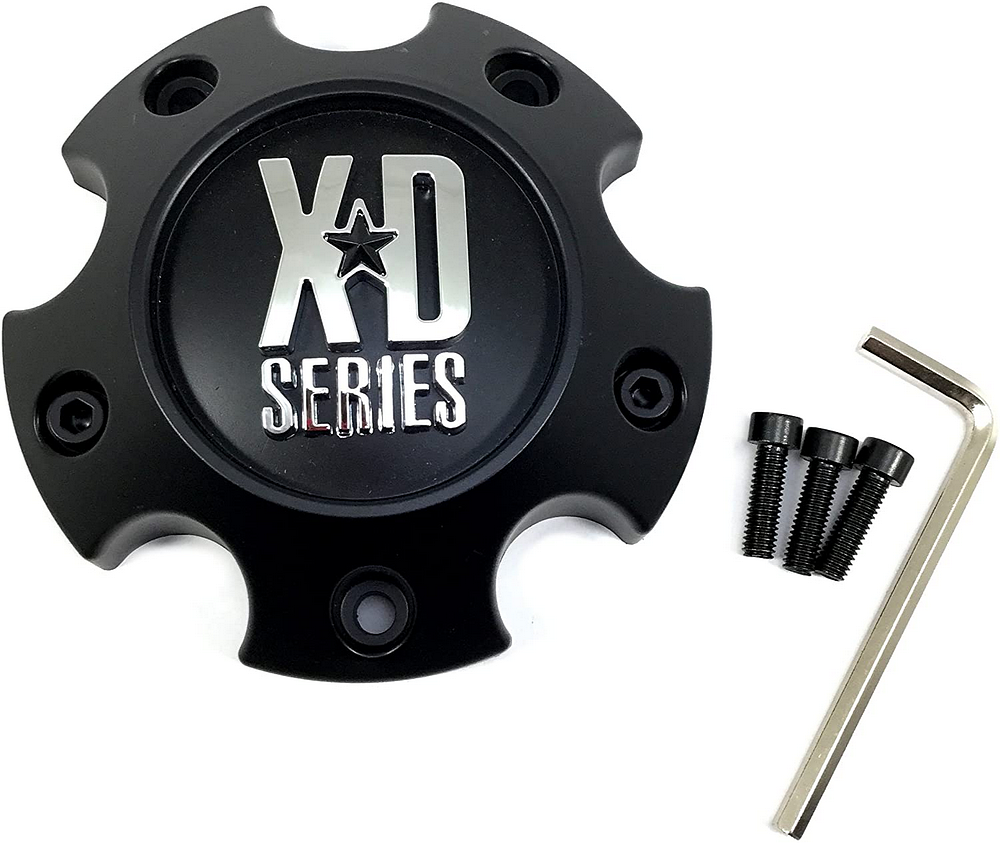 XD Center Cap SG-Black 6X4.5 W/ Black SCREWS - S057L120ASGB-H34 product image
