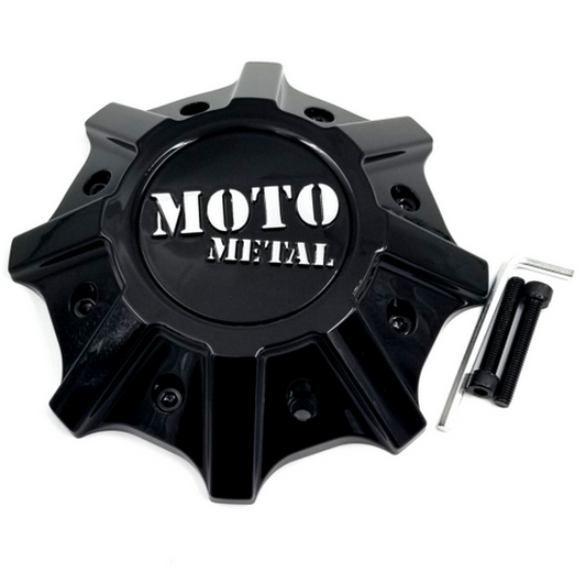 Moto Metal Moto Center Cap (EXCL 20X9 +18) - GLOSS Black - T142L215-H48-S1 product image