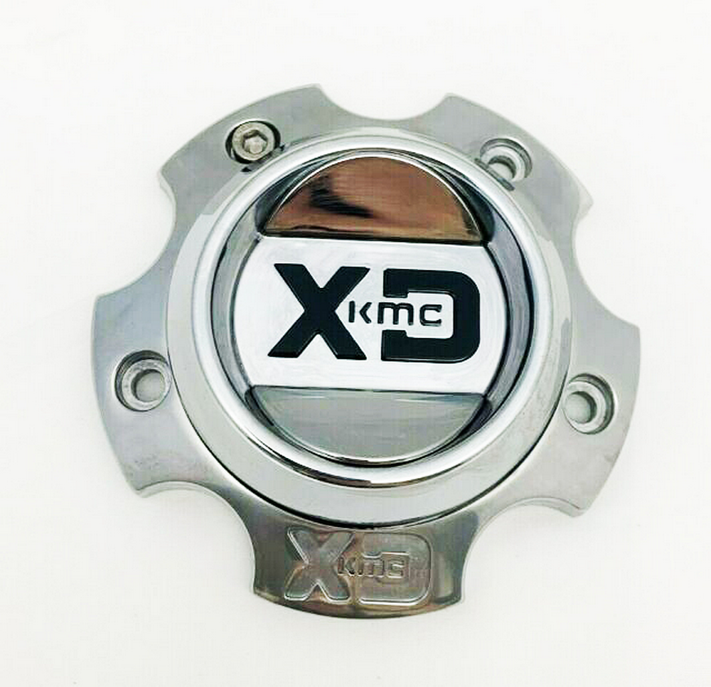 KMC Center Cap BOLT-ON (PO/Gloss Black/Chrome) - 5X5 - T163H120-5-H30-P1 product image