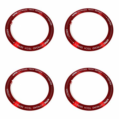KMC KM100/101/102 Center Cap RING - Red - T1752-RING-RD product image
