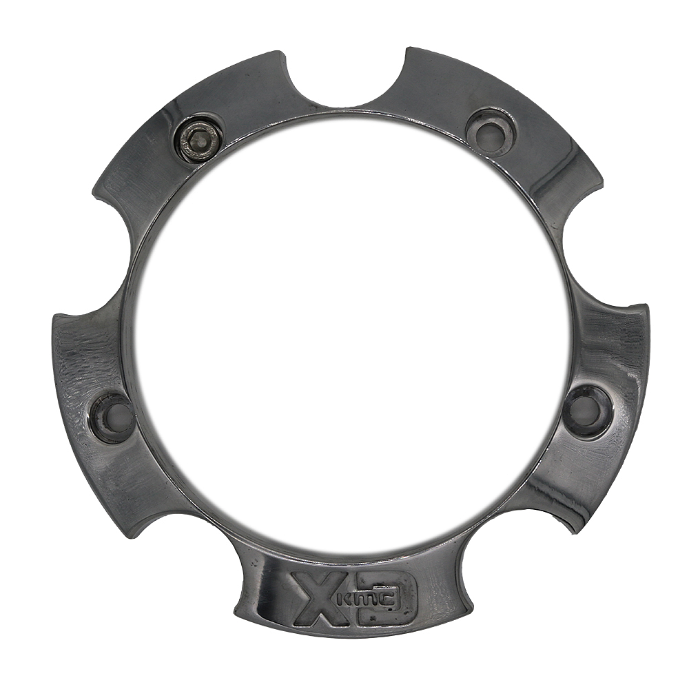 XD LARGE 5 LUG Aluminum BASE Piece Polished LOGO 2 Center Cap - XD1455BASE2-POL product image