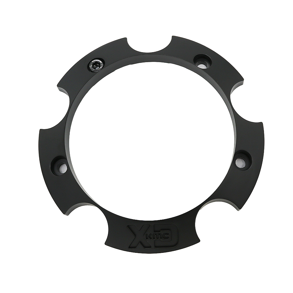XD LARGE 5 LUG Aluminum BASEPC S-Black LOGO 2 Center Cap - XD1455BASE2-SB product image
