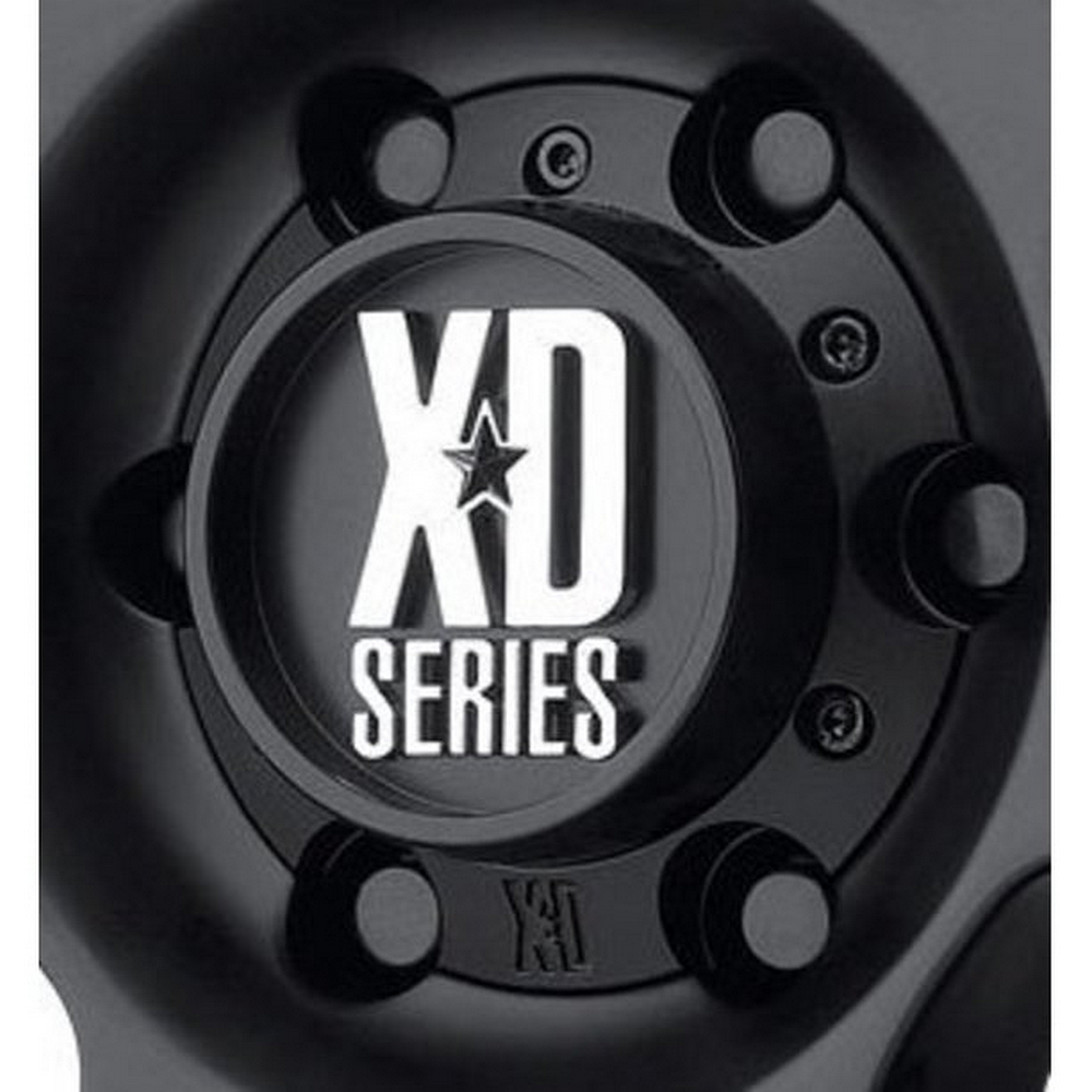 XD 6X5.5 LUG ABS CTR-Piece S-Black LOGO 2 Center Cap - XDPL1456CPS-2-SB product image