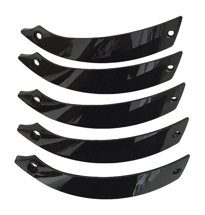 Velocity Wheels VW825 24 Inch D338P240 SJ1411-05 Black Wheel Inserts Set of 5 - The Center Cap Store