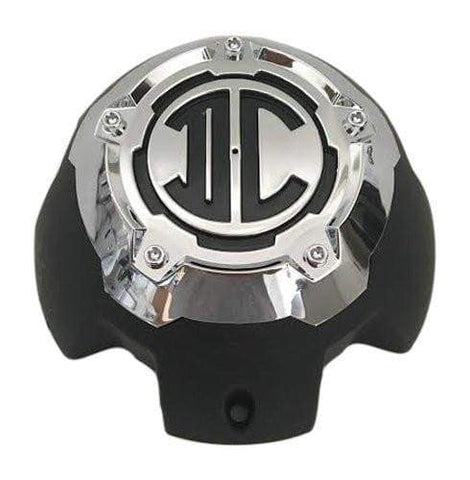 2 Crave Wheels 5H-B Black and Chrome Center Cap - The Center Cap Store