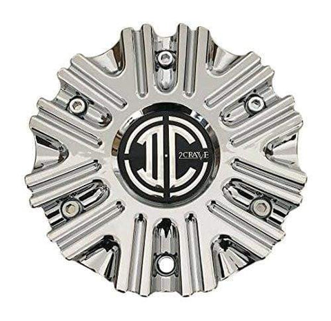 2 Crave Wheels N028-CAP NO28-CAP N28-C1 Chrome Wheel Center Cap - The Center Cap Store