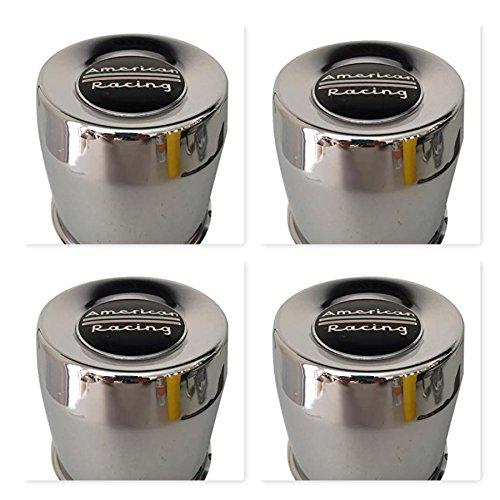 4 Pack American Racing 1515002 899058 Chrome 8 Lug Center Cap - The Center Cap Store