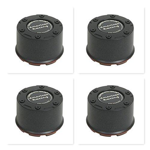 4 Pack American Racing Center Caps 1307106017 3.07 CENTER BORE - The Center Cap Store