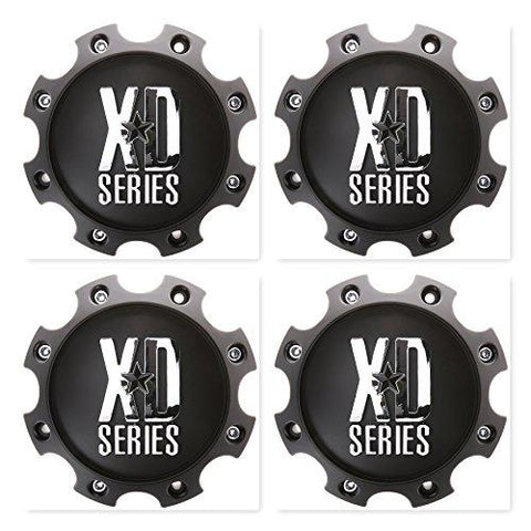 4 Pack KMC XD Series 1079L170MB Wheel Center Cap 8 Lug - The Center Cap Store