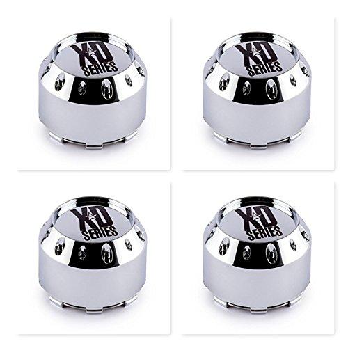 4 Pack KMC XD Series 464K106 Chrome Wheel Center Cap 6 Lug - The Center Cap Store