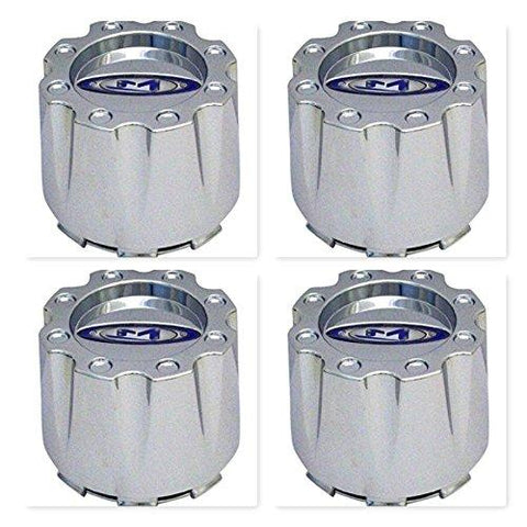 4 Pack MOTO METAL 950 951 CHROME CENTER CAP 5 OR 6 LUG 353K83 S409-16 - The Center Cap Store