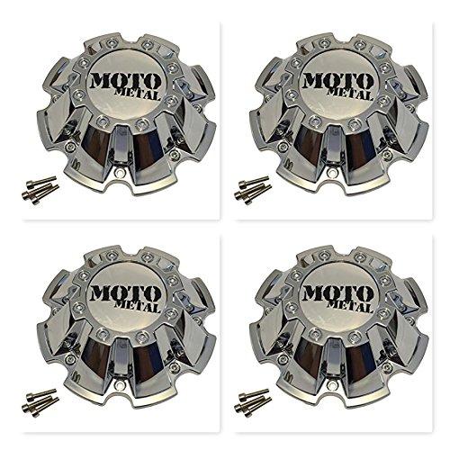 4 Pack Moto Metal CAP M-793 M793CHROME Wheel Center Cap - The Center Cap Store