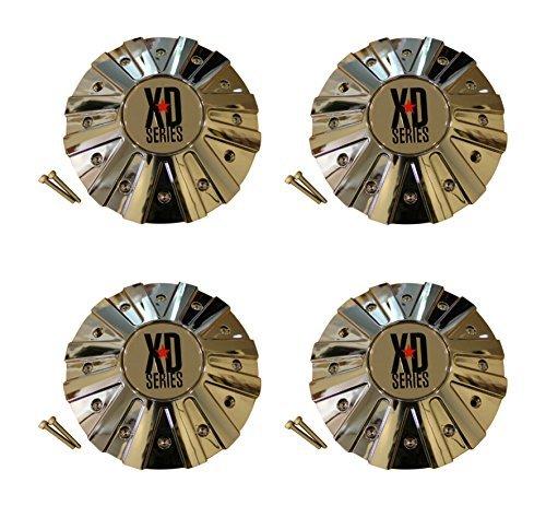 4 x KMC XD Series 778 Monster Chrome Wheel Rim Center Cap 846L215 - The Center Cap Store