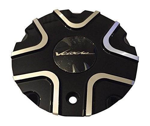 Veloche Wheels C10585B MCD1660YB01 Black Wheel Center Cap - The Center Cap Store