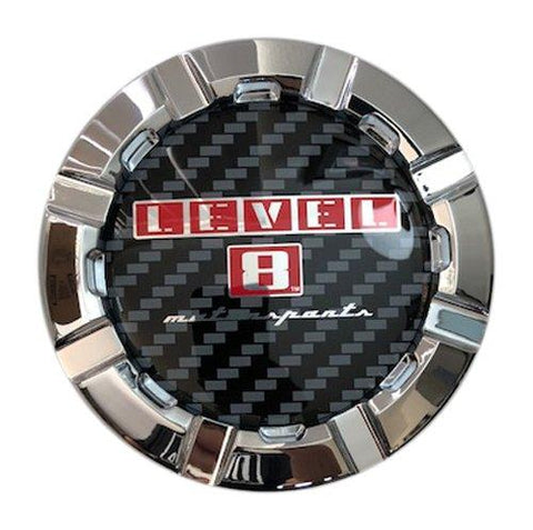 8 Wheels Level C-325-1 87327 Chrome Wheel Center Cap - The Center Cap Store