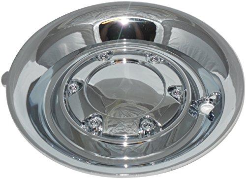 AKUZA STING 503 LG1207-39 EMR0503-CAR-CAP WHEEL RIM CHROME CENTER CAP NO LOGO - The Center Cap Store