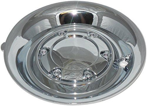 AKUZA STING 503 LG1207-39 EMR0503-CAR-CAP WHEEL RIM CHROME CENTER CAP NO LOGO - The Center Cap Store