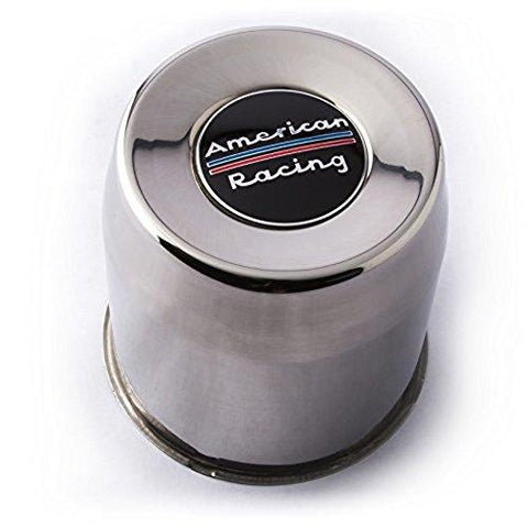 American Racing 1425002SS Stainless Steel Push Thru Center Cap Wheel Caps 4.25" - The Center Cap Store