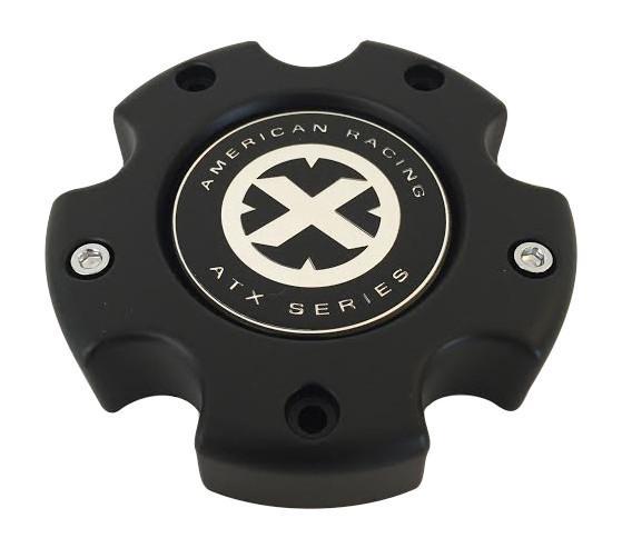 American Racing ATX M-735 BK09 CAP M-735 S1010-07 Black Wheel Center Cap - The Center Cap Store