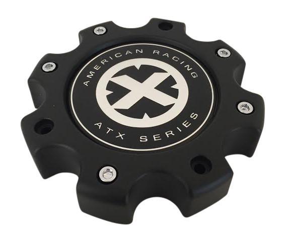 American Racing ATX M-736BK09 CAP M-736 Black Wheel Center Cap - The Center Cap Store