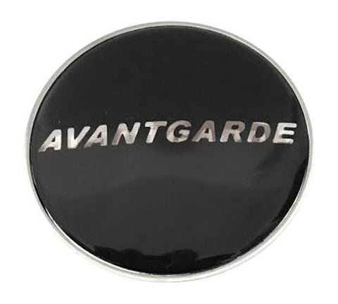 Avantgarde Wheels 087 Black and Chrome Snap In Center Cap - The Center Cap Store