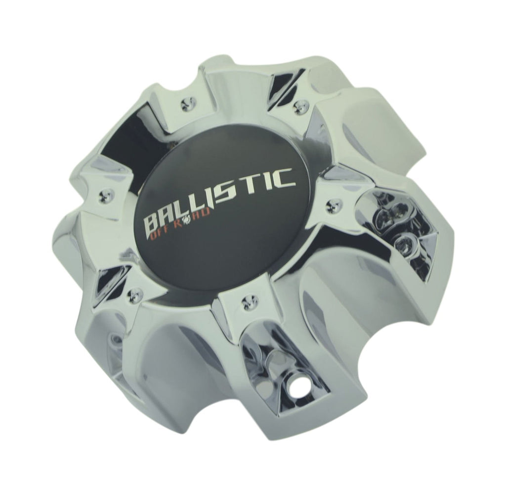 Ballistic Offroad Wheels CAP-WX04-135/139.7-6H Chrome Wheel Center Cap Fits 6x135 or 6x139.7 - The Center Cap Store