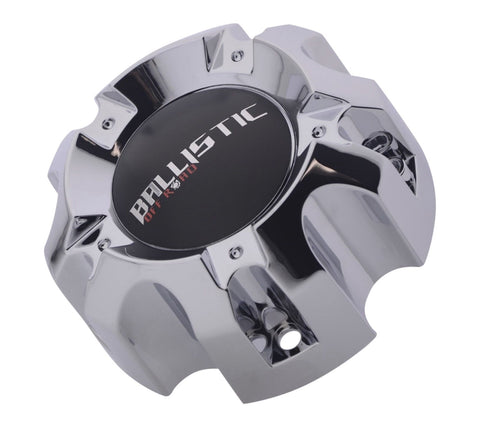 Ballistic Offroad Wheels WX-01-150-5H Chrome Center Cap Fits 5x150 Bolt Pattern - The Center Cap Store