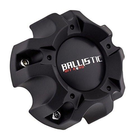 BALLISTIC OFFROAD WHEELS WX02 -114.3-127-5H LG0805-13 BLACK CENTER CAP - The Center Cap Store