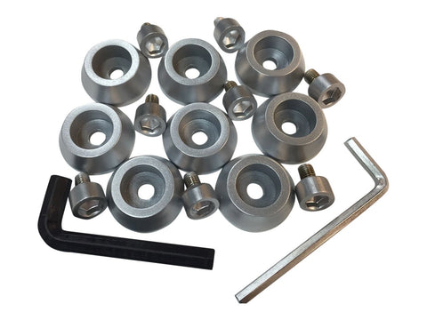 Ballistic Wheels 814 Jester Short Bolt Kit 1/24" Long Screws Set of 8 pieces - The Center Cap Store