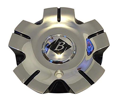 Black Ice C-VB5-C SJ907-12 Chrome and Black Center Cap - The Center Cap Store