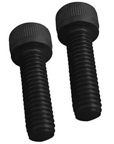 Black Pair of Replacement Screws for Fuel Wheels Black Center Cap Cap 1001-63B - The Center Cap Store