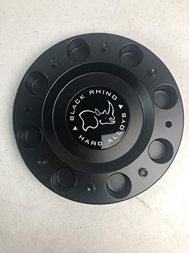 Black Rhino Wheels 1244S01+MB-429 1244C01 Matte Black Wheel Center Cap - The Center Cap Store