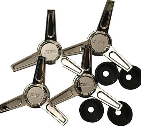 Boss Wheels 3216 Knockoff Chrome 4pcs Center Cap Set - The Center Cap Store