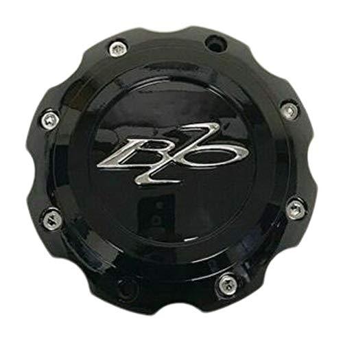 BZO Gloss Black Wheel Center Cap 83092010F-5 83092010-F-4 with 5 on Outer Cap - The Center Cap Store