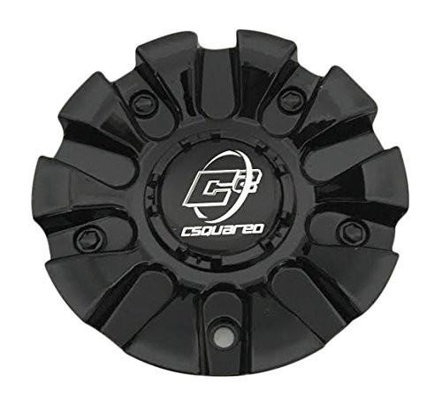 C Squared Wheels 368L160 Black Wheel Center Cap - The Center Cap Store