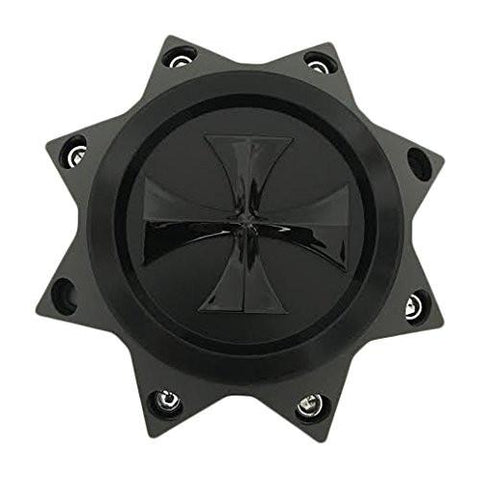 Cali Offroad Wheels C109300MB08 C-554-8 Matte Black Wheel Center Cap - The Center Cap Store