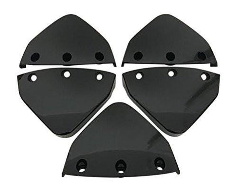 Dakar Wheels BDW752K13 Gloss Black Wheel Inserts Set - The Center Cap Store