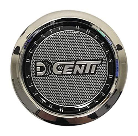 DCENTI WHEELS CCVE70-1P Chrome Snap in Center Cap - The Center Cap Store