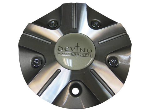 Devino Wheels 277 EMR277-CAP3A Machined and Gun Metal Center Cap DV277 - The Center Cap Store