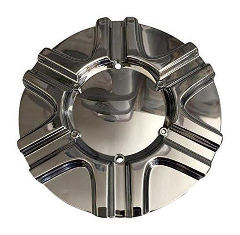 DIP Poison D61 C10D61 C-101 Chrome Wheel Center Cap - The Center Cap Store